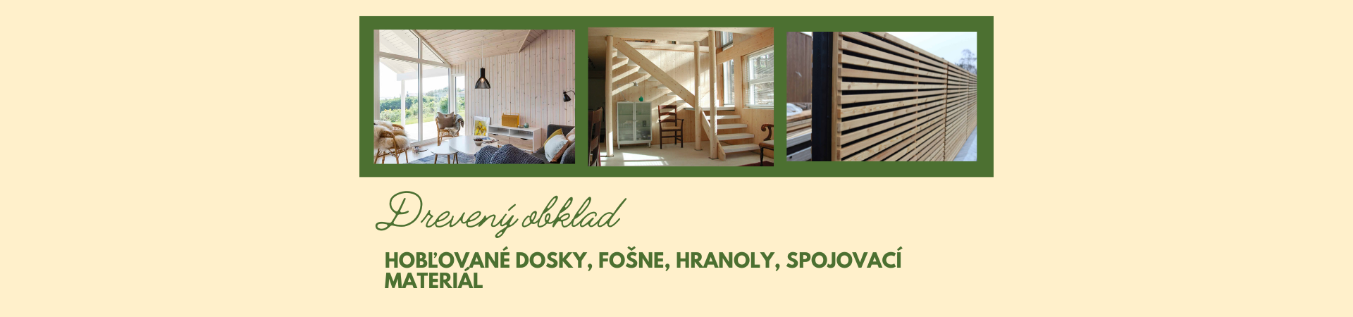 Drevené obklady baner 1920x450